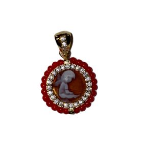 Camée corail rouge Angelo
