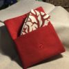 masque tissu barrière réutilisable imprimé corail