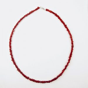 collier sassolini véritable corail rouge de méditerranée