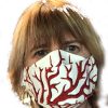 masque tissu barrière réutilisable imprimé corail